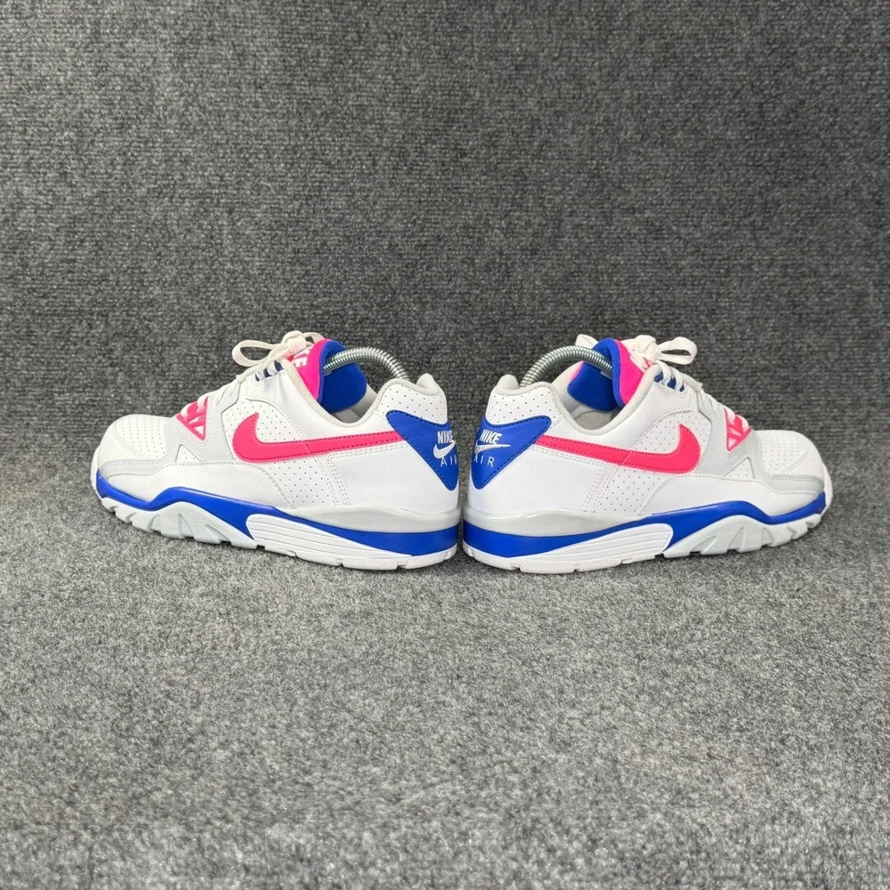 Nike Air Cross Trainer 3 Low Sneaker Men 11 White Hyper Pink Racer Blue Athletic